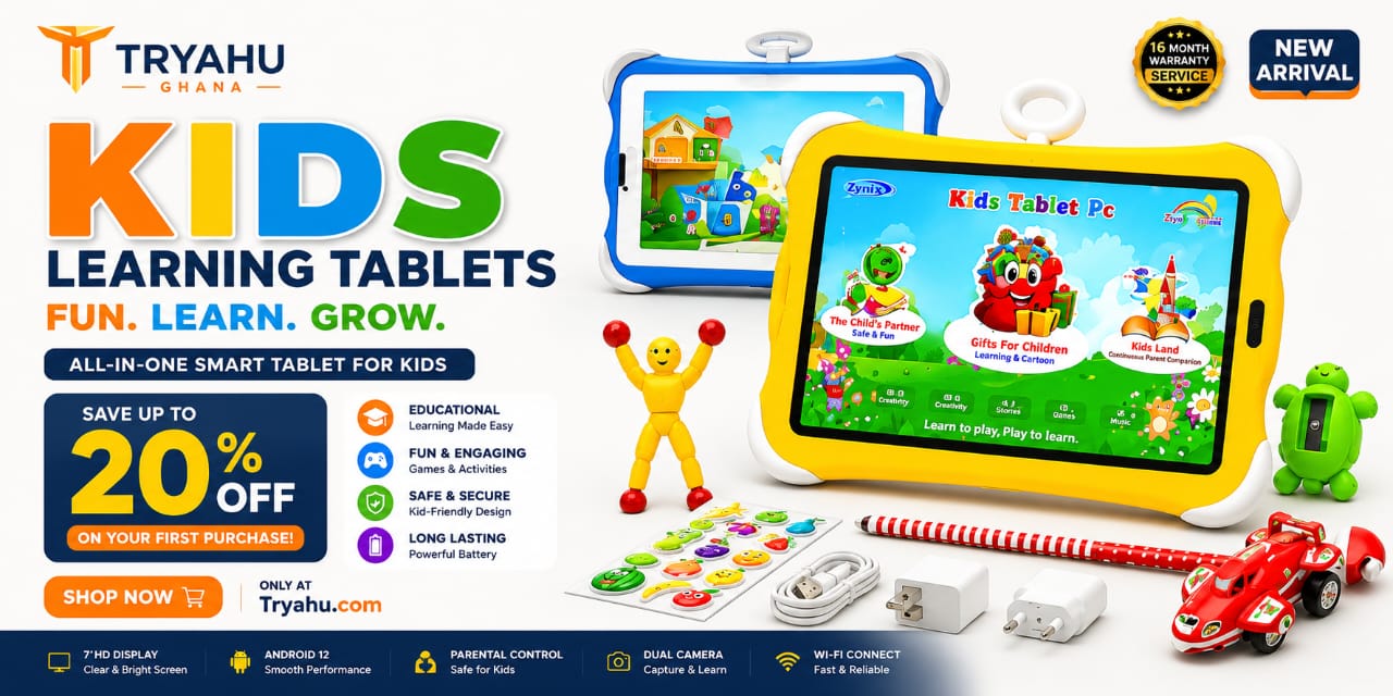 Buy Kids Learning Tablets Online In Ghana | Best Educational Tablets For Children – Tryahu